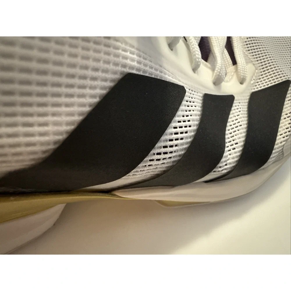 Adidas adizero Ubersonic 5 M NM JQ3778 Men's 7 White Purple & Gold New NiB